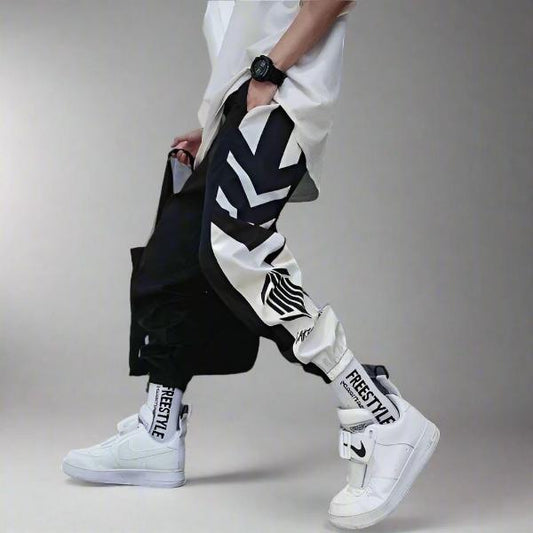 Hiphop Trousers Men - Premium Acetate Fiber Fabric