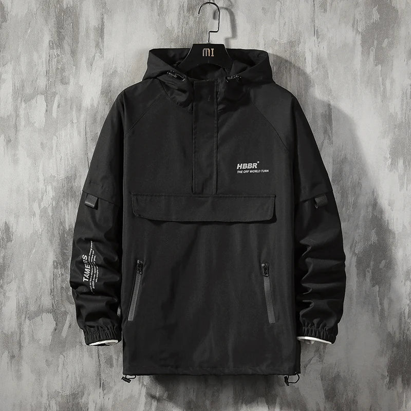 Men's Streetwear Windbreaker Jacket