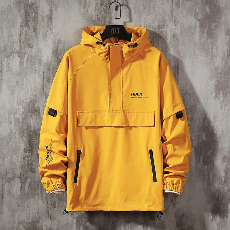 Men's Streetwear Windbreaker Jacket