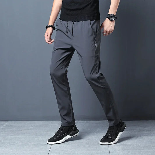 Men's Korean Ice Silk Sports Trousers