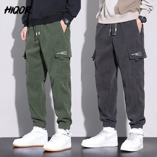 HIQOR Winter Fleece Cargo Pants