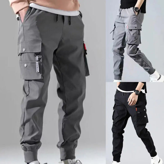 Men Cargo Tactical Pants - Work Combat Multi-pockets Joggers